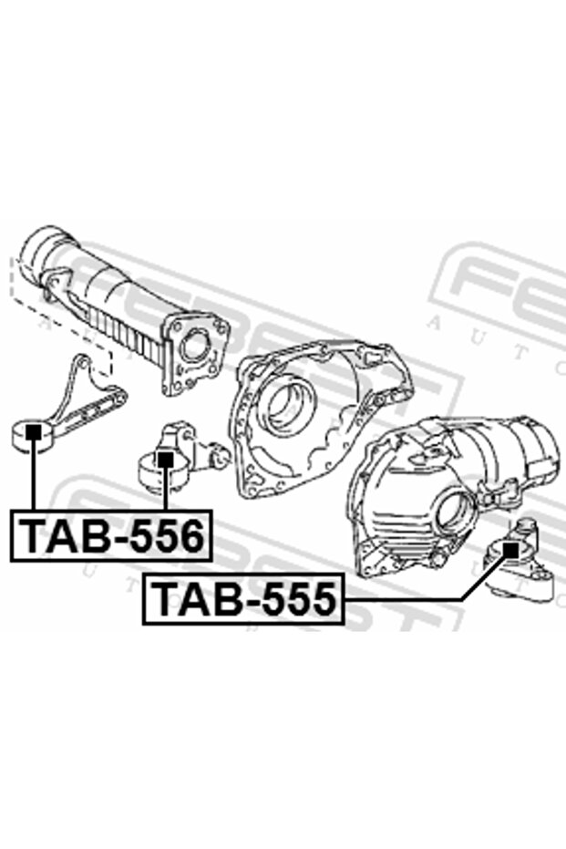 طقم جلبة تثبيت الترس التفاضلي - TAB-555 - 3