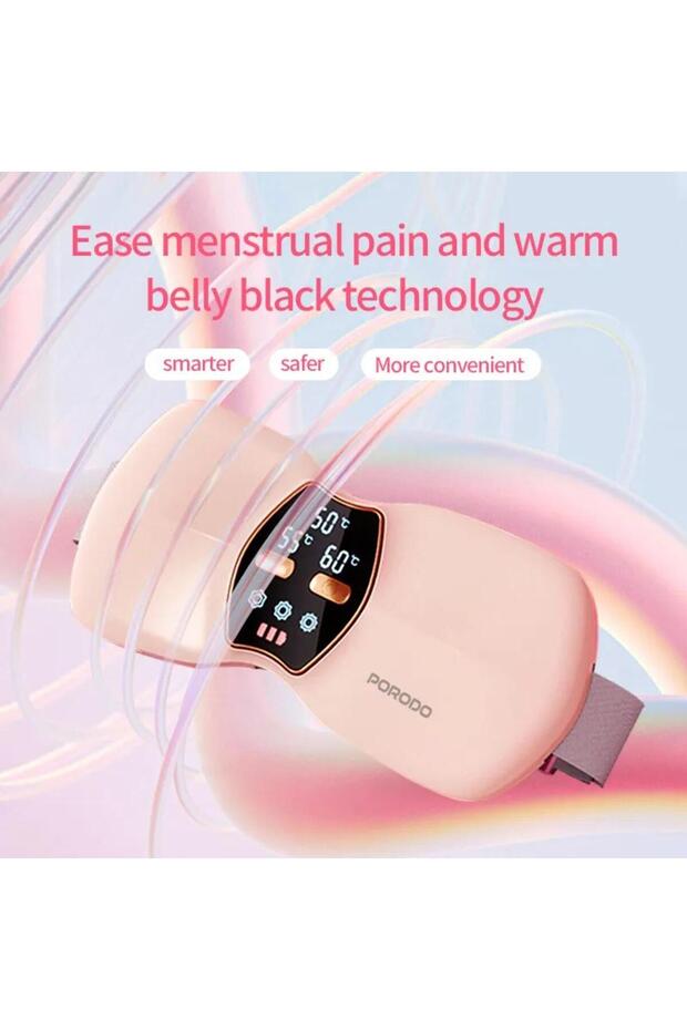 Lifestyle Cordless Heat Wave Massage Pad with Adjustable Heat, Vibration & Digital Display