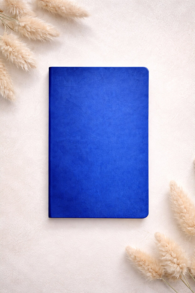 13X21 cm Thermo Leather Cover Unlined Undated Notebook