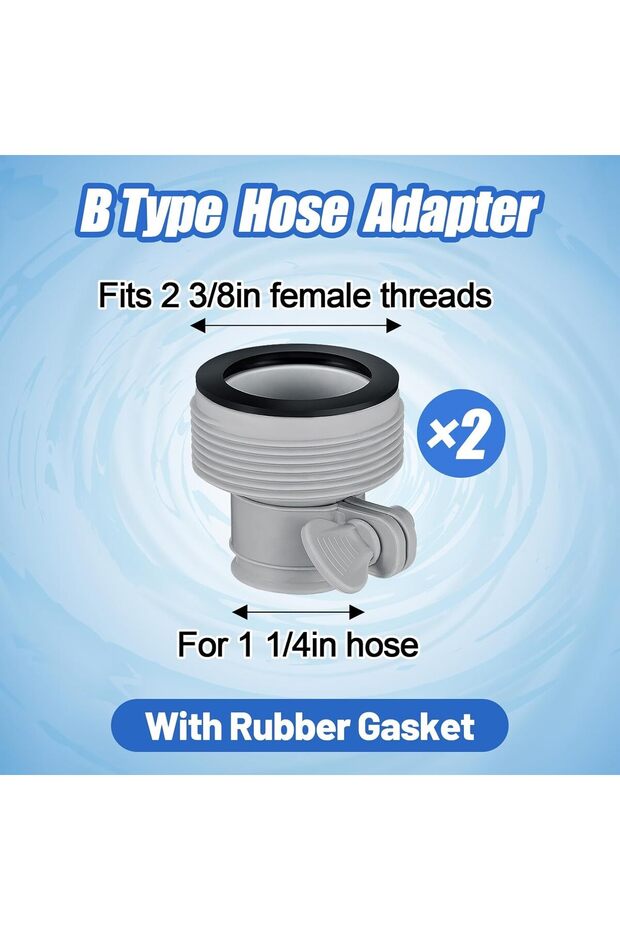 محول خرطوم حمام السباحة B - 7