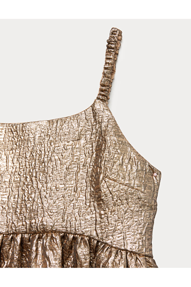 Parlak Detaylı Elbise - 6