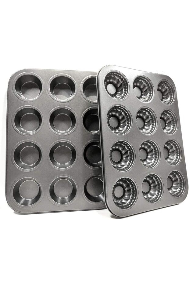 Non-stick Muffin Cupcake Pan for Baking Jumbo Donut Cake Moulds Tins Tray Set Bakeware Dishwas