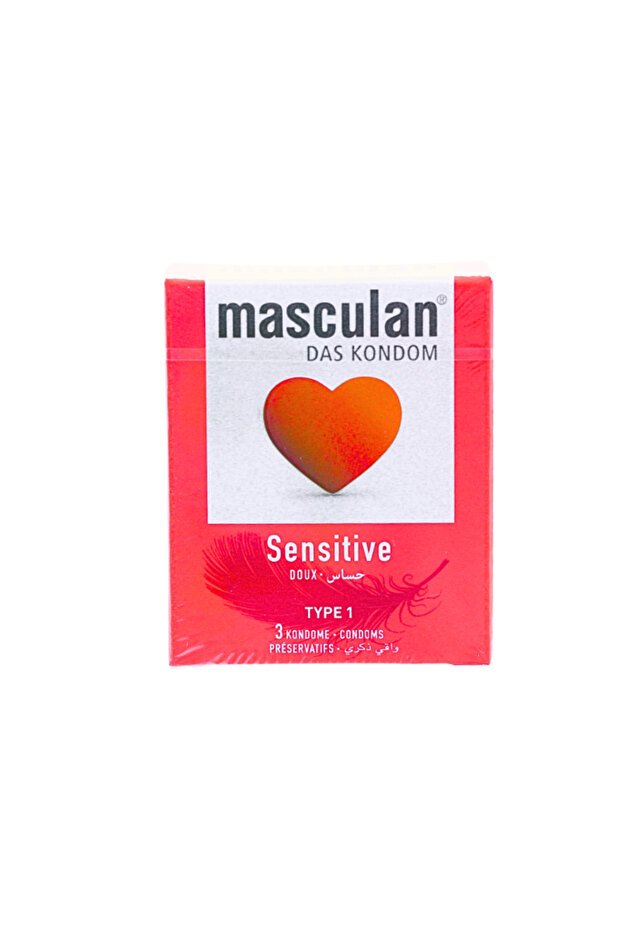 واقي ذكري حساس من النوع 1، 3 قطع - 1