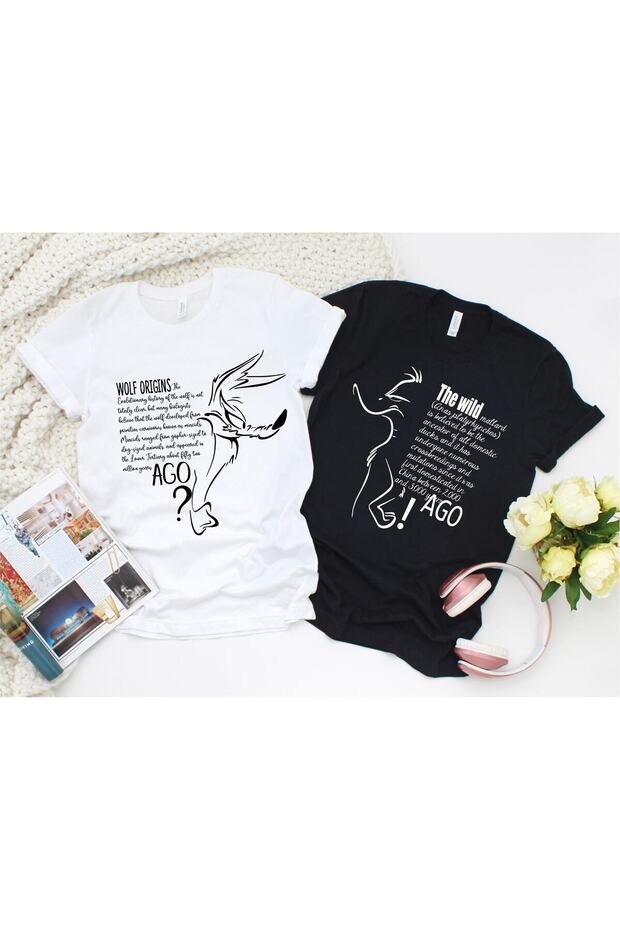 Couple Combination Cartoon Lover Design / Mother Father / Friend Combination Unisex Regular Tshirt