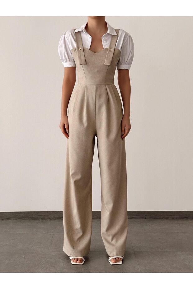 Polyviskon salopet tulum bej - 1