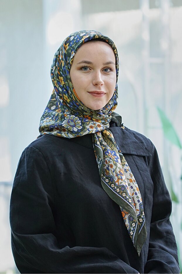 Eșarfă HAKİ Diamond Adel - 3