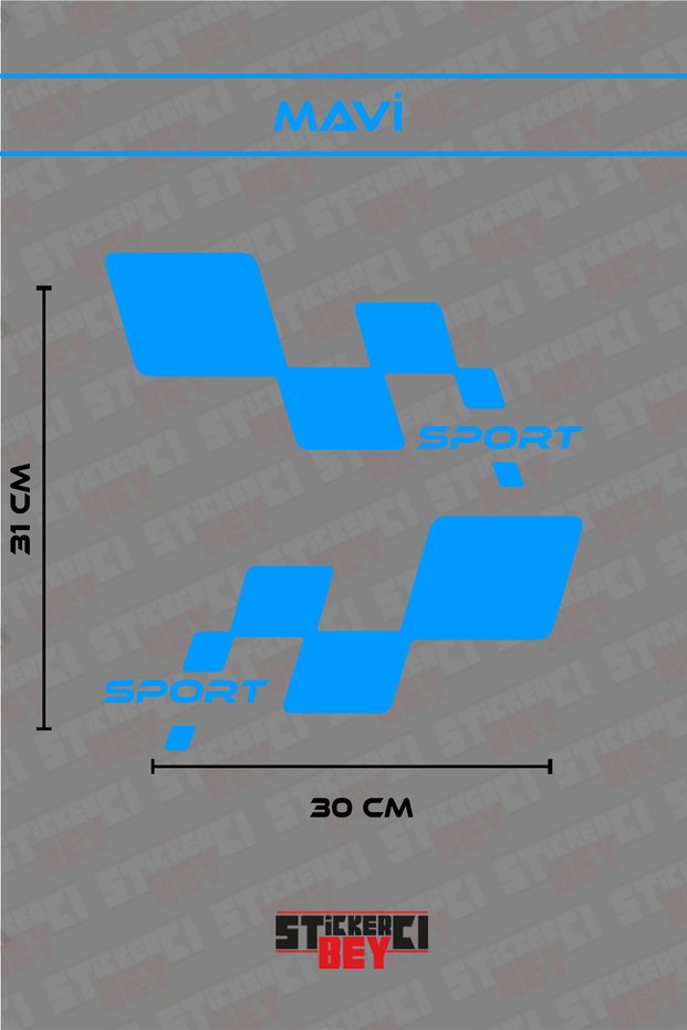 Sport Written Motorcycle Laptop Helmet Car Sticker Decal (Foil Cut)