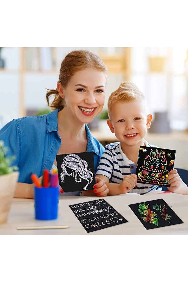 Kastweef Rainbow Scratch Paper - 2