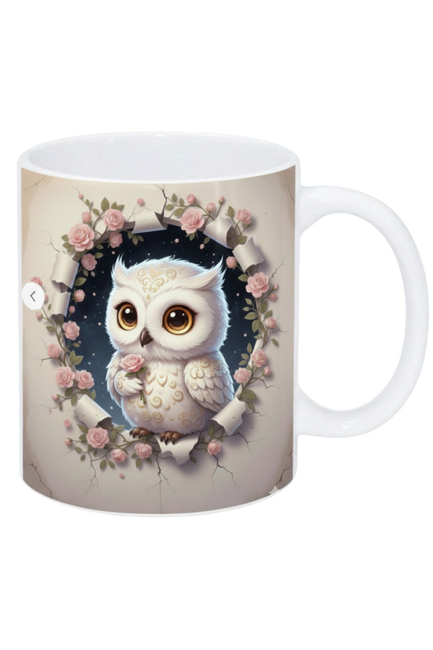 Owl Printed Ceramic Mug Cup Mug Gift