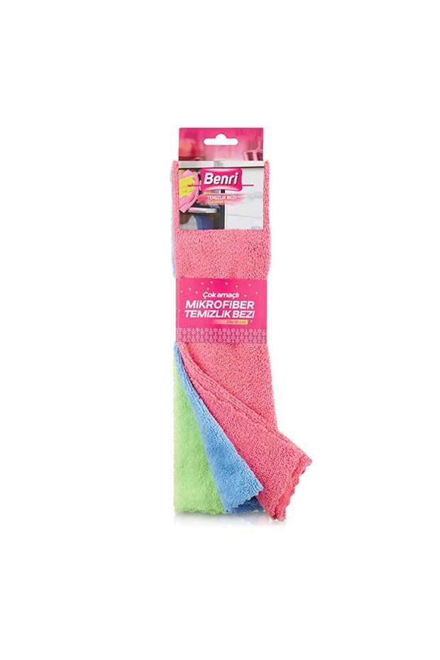 Mikrofiber Havlu Bez 3'lü - 1