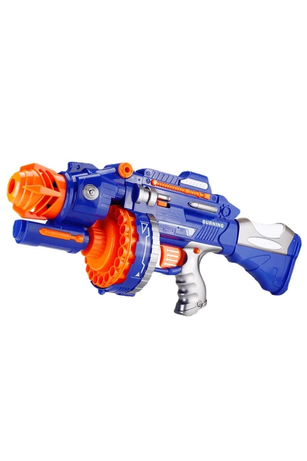 Electric Soft Bullet Blaster Toy Gun for Kids 40 Pcs Foam Dart Machine Gun Rotating Drum Magazine