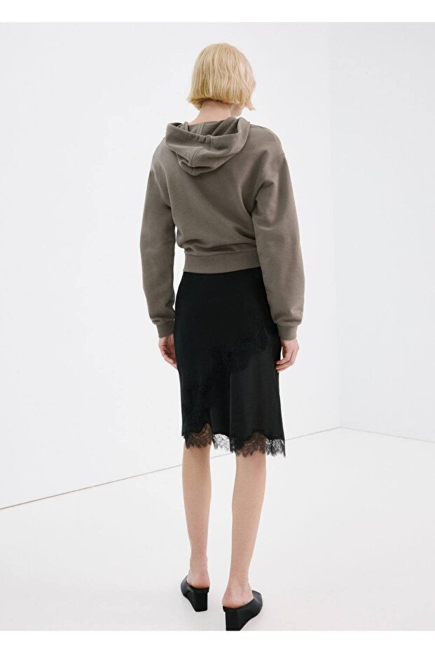 Kapüşonlu sweatshirt - 4