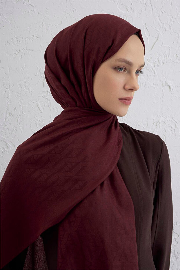 شال بنمط مونوغرام 05 - 3