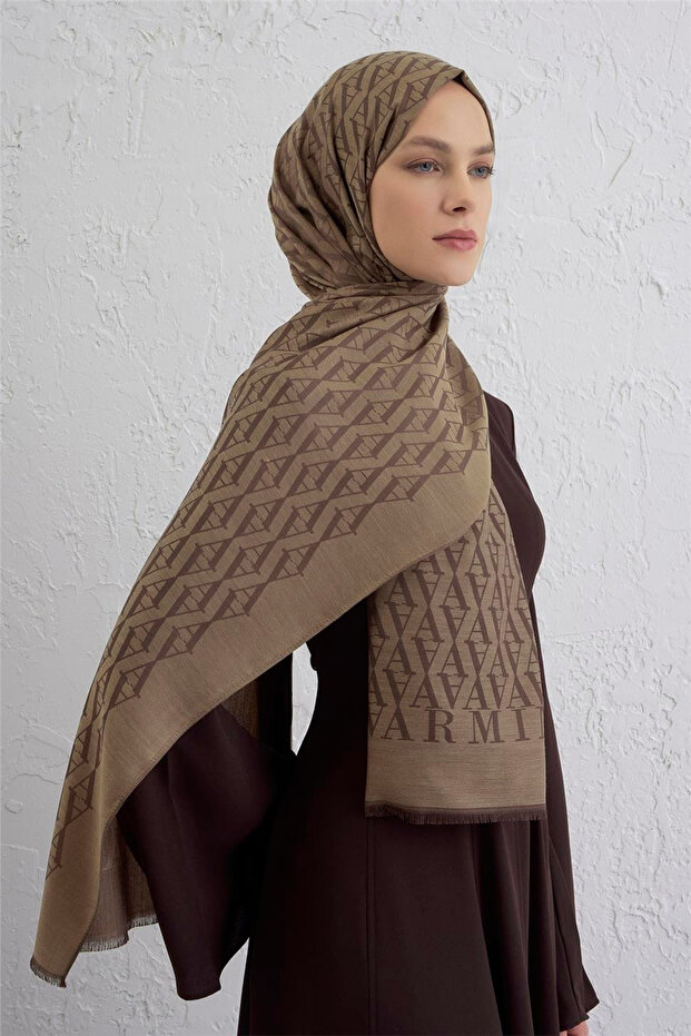 Monogram Pattern Edition Shawl 13 - 1