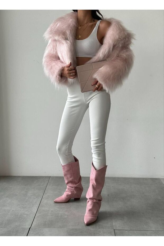 Sakallı Peluş Mont - 3