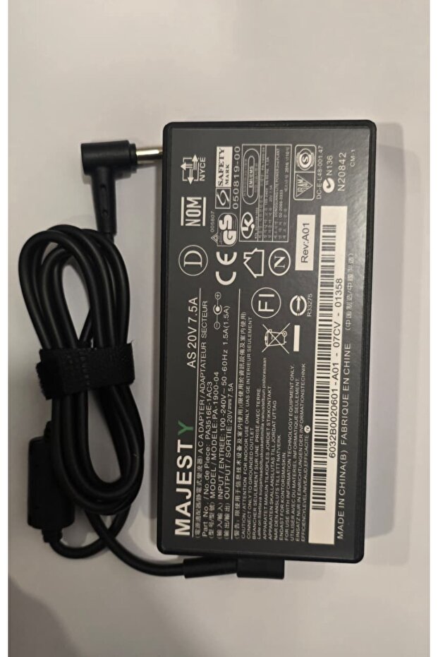 شاحن لابتوب اسوس Majesty Asus 20V-7.5A 150W