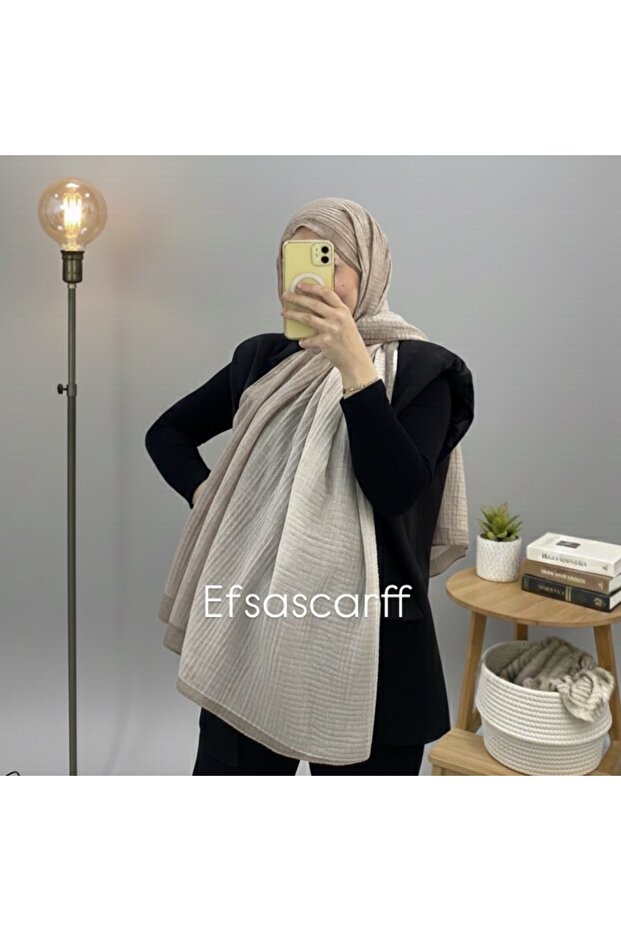 شال موسلين متدرج الألوان - 1