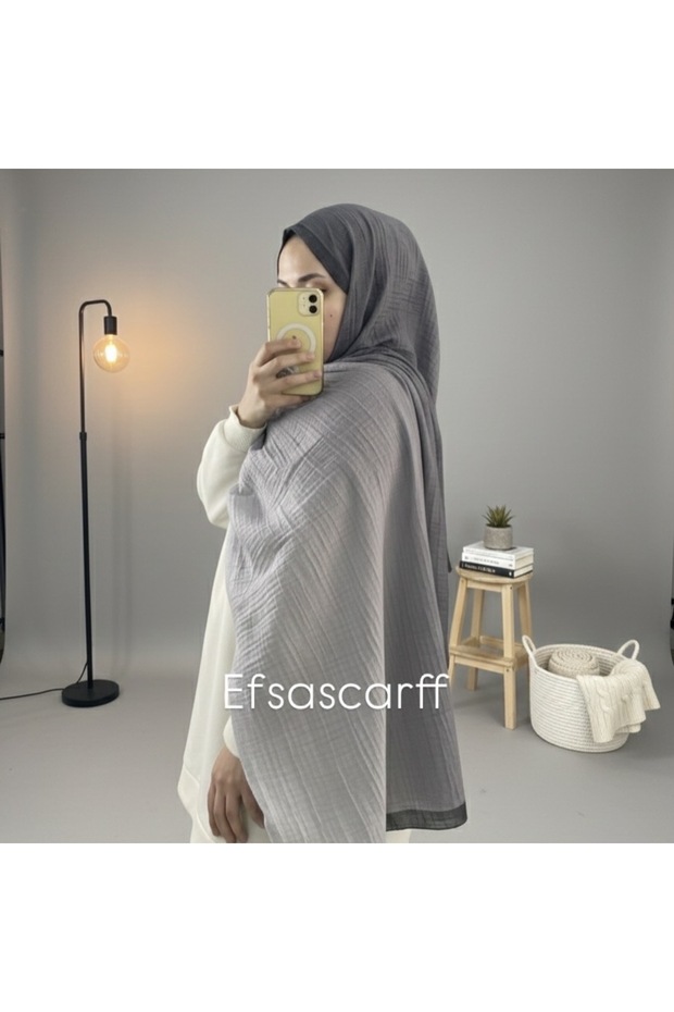 Gradient Muslin Shawl - 1