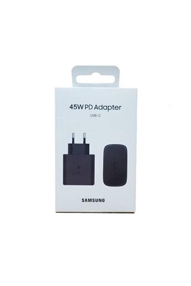 شاحن بقوة 45 واط متوافق مع الهواتف المحمولة، ويتميز بتقنية PD3.0 ومنفذ USB-C.