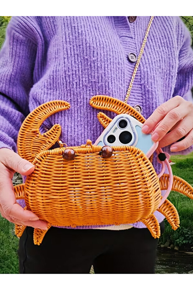 Hasır Yengeç Çanta - 2