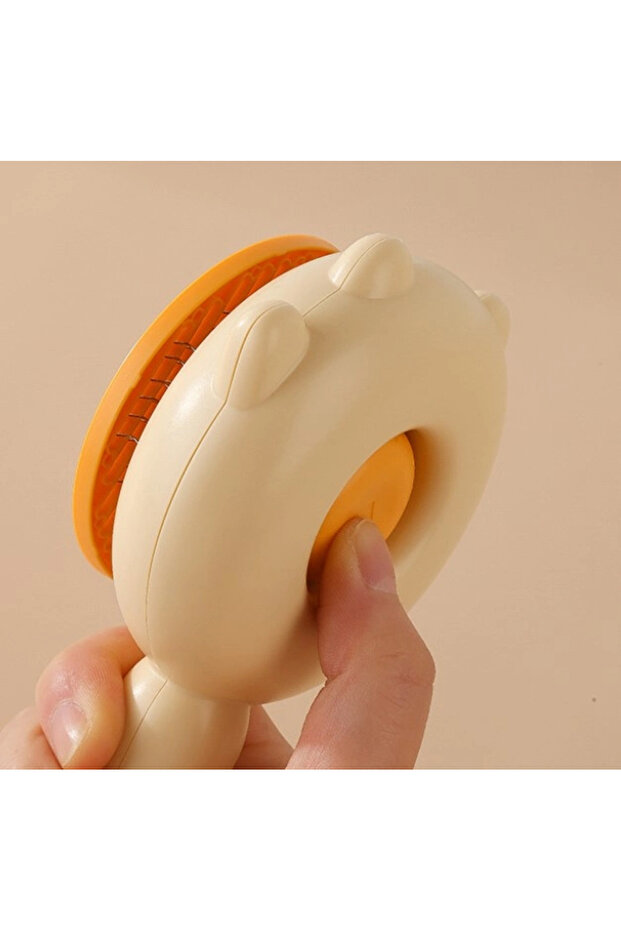 مشط الحيوانات الأليفة ذو التنظيف التلقائي بتصميم Pati - 4