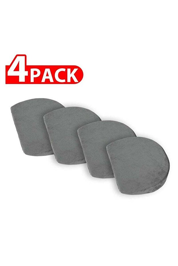 Pregnancy 4 Pack Pillow Wedge For Sleeping belly Support Maternity Wedge Pillow Dark Grey-S3
