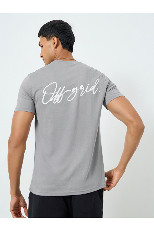 Men Graphic Print Crew Neck T-Shirt