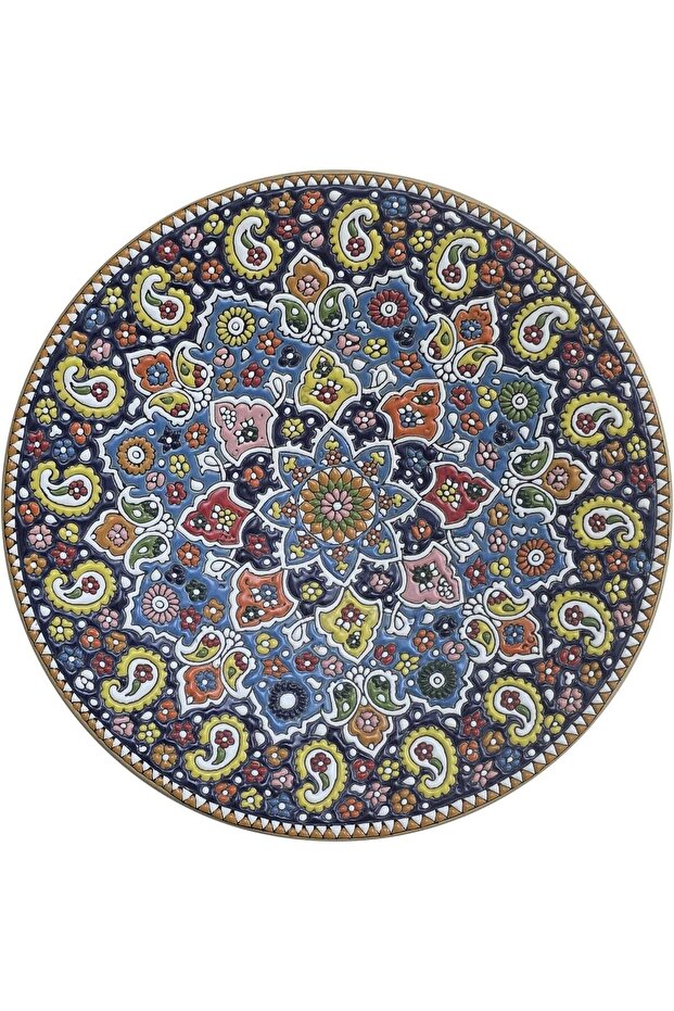 Decorative Wall Plate, Handmade Ceramic Pottery Art