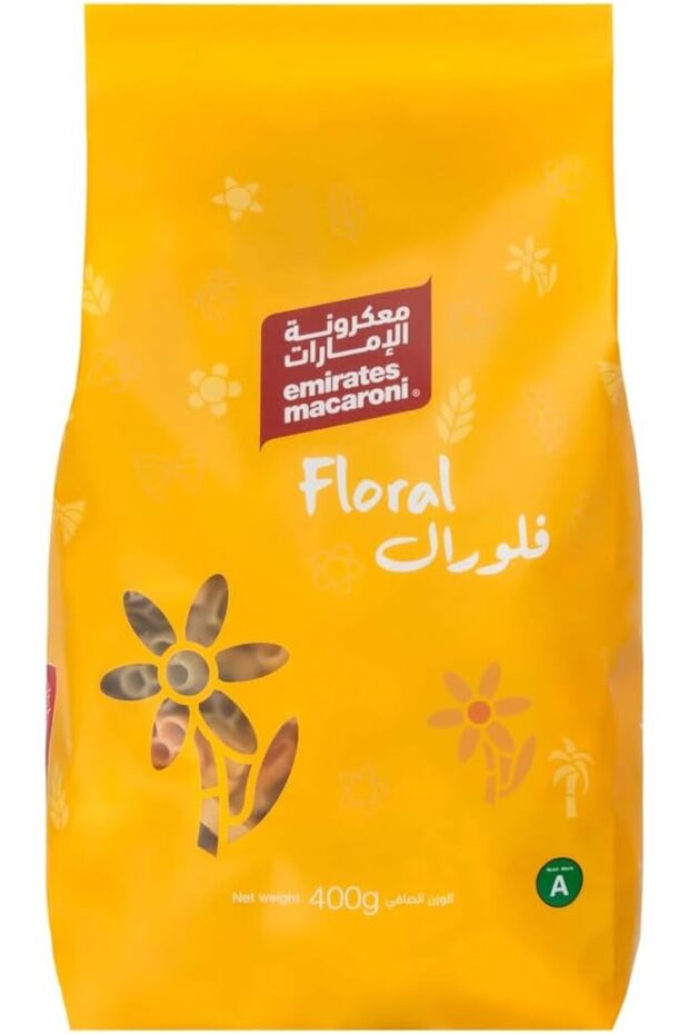Flower Shape Tricolor Kids Pasta 400 Gm