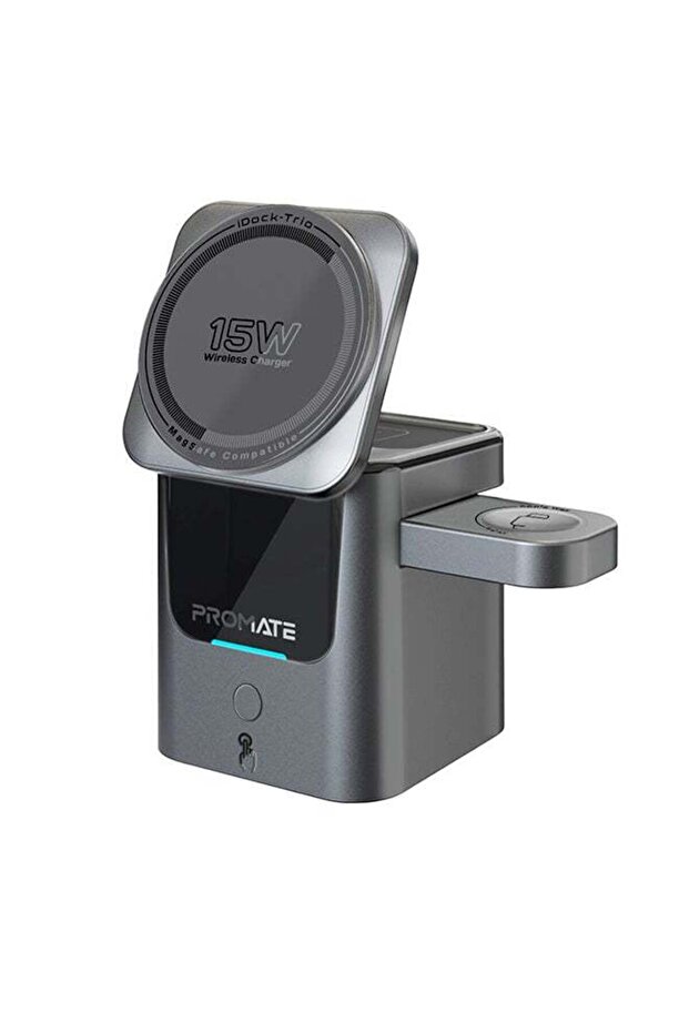iDock-Trio 3-in-1 Auto-Fold Wireless Charging Station