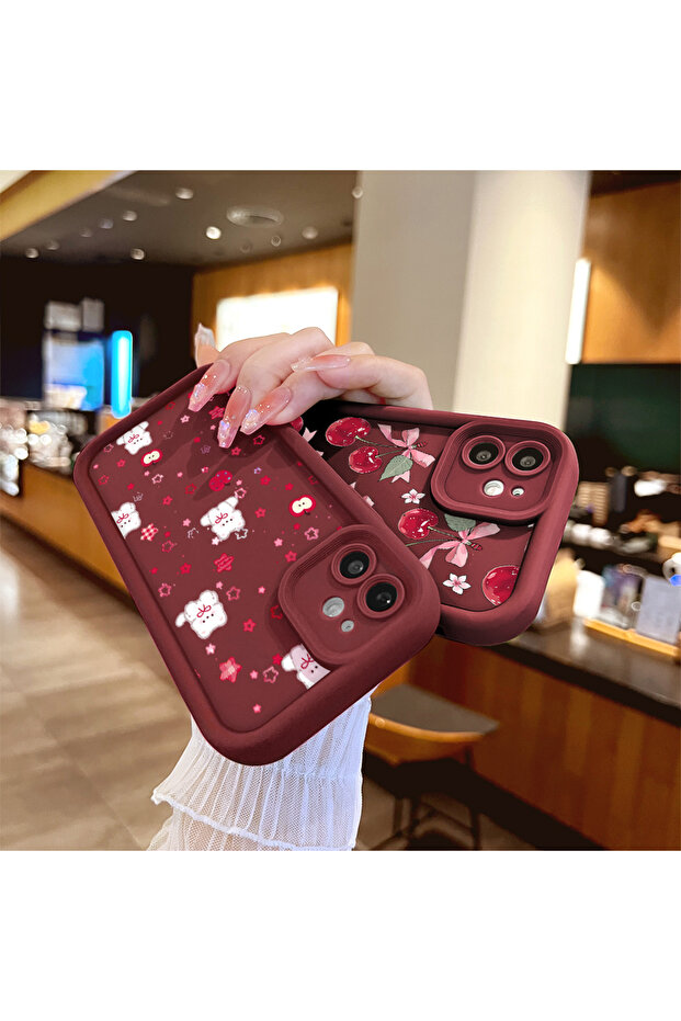 جراب هاتف من السيليكون الناعم بنمط الفاكهة متوافق مع كاميرا تكنو كامون 20 مع حماية للكاميرا - 8