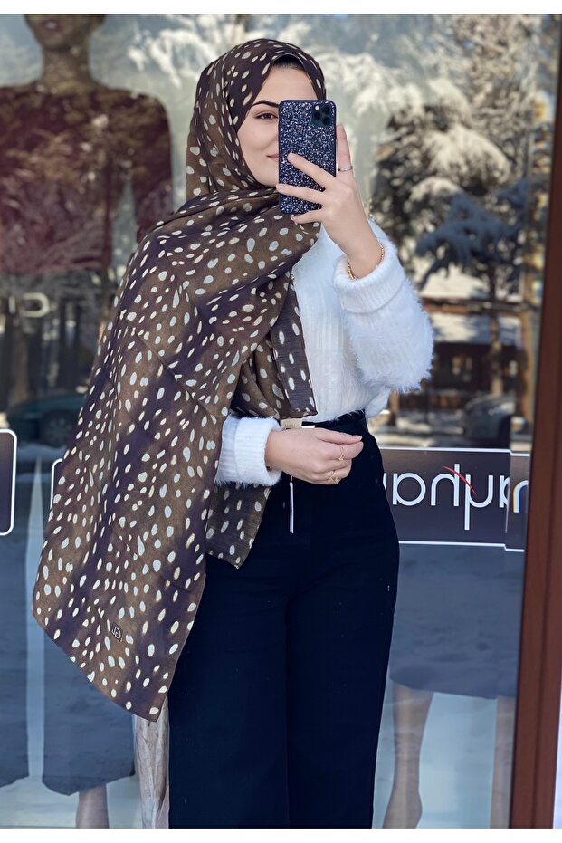 Ceylan desen bambi şal