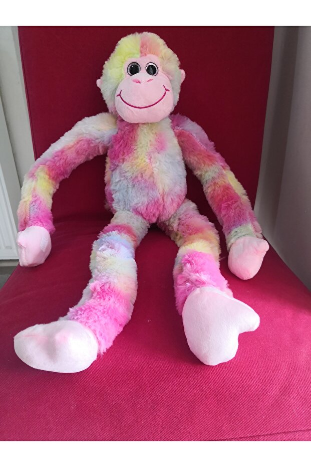 Plush Colorful Monkey 60 Cm, Musical, Cute and Sweet