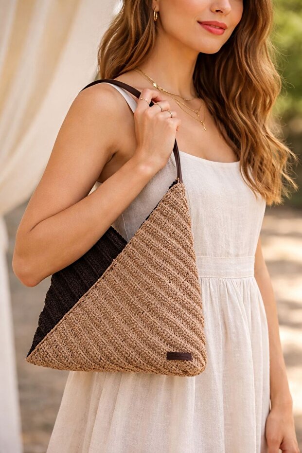 EL ÖRMESİ KAĞIT İP ÇANTA - 1