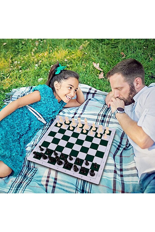 مجموعة ألعاب شطرنج محمولة قابلة للطي - 2