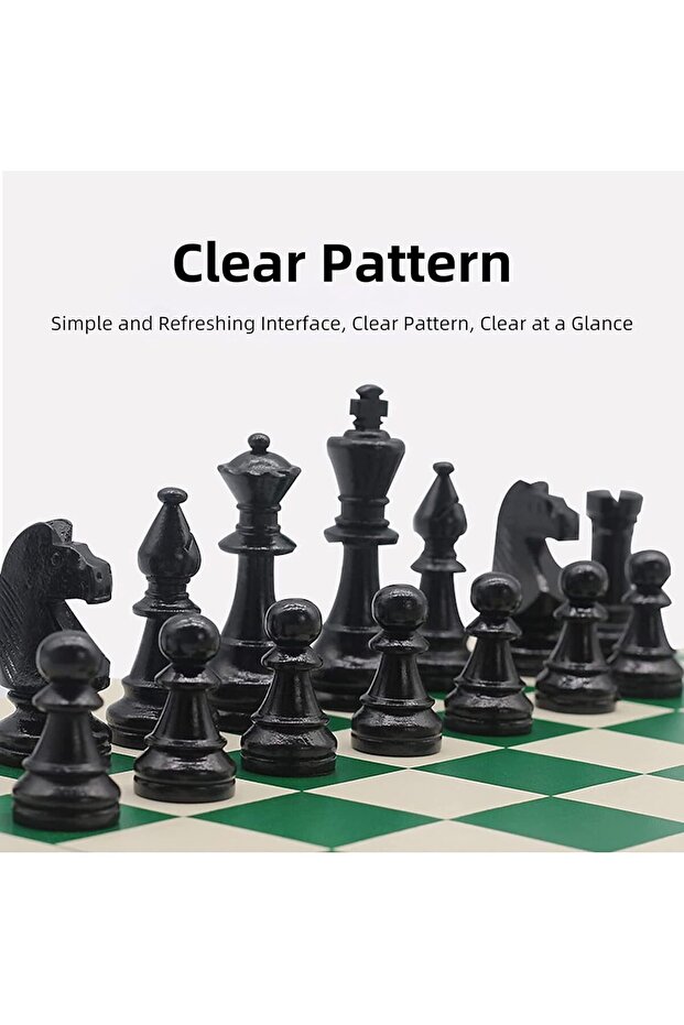 مجموعة ألعاب شطرنج محمولة قابلة للطي - 3