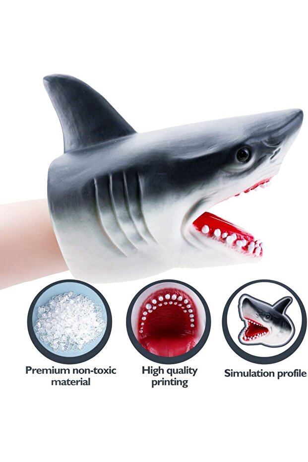 دمية سمكة قرش يدوية - 5
