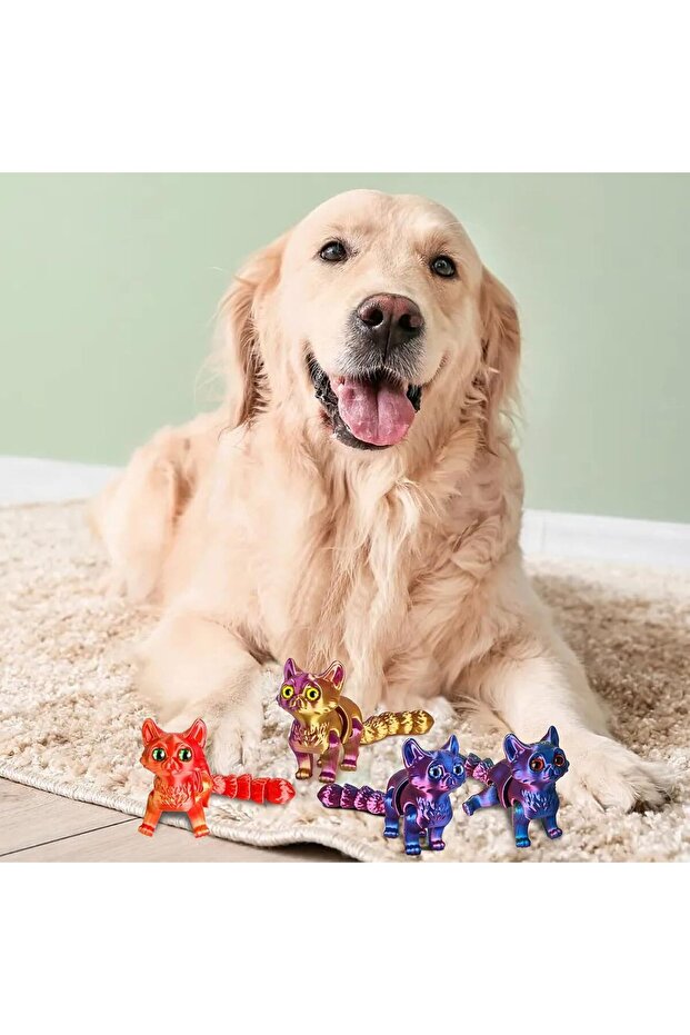 لعبة قطط مطبوع ثلاثية الأبعاد - 3