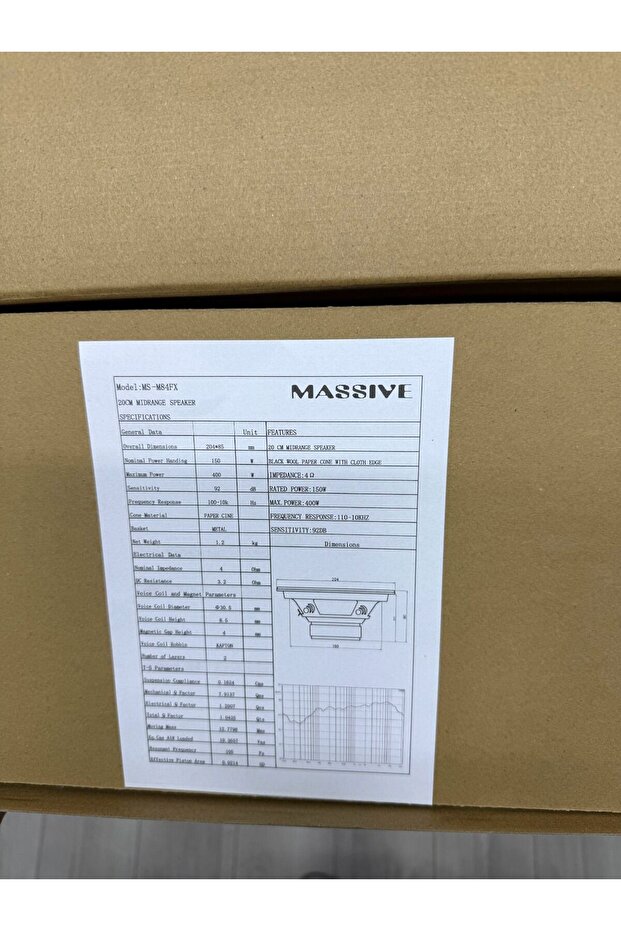 20 CM MİDRANGE MS-M84FX - 3