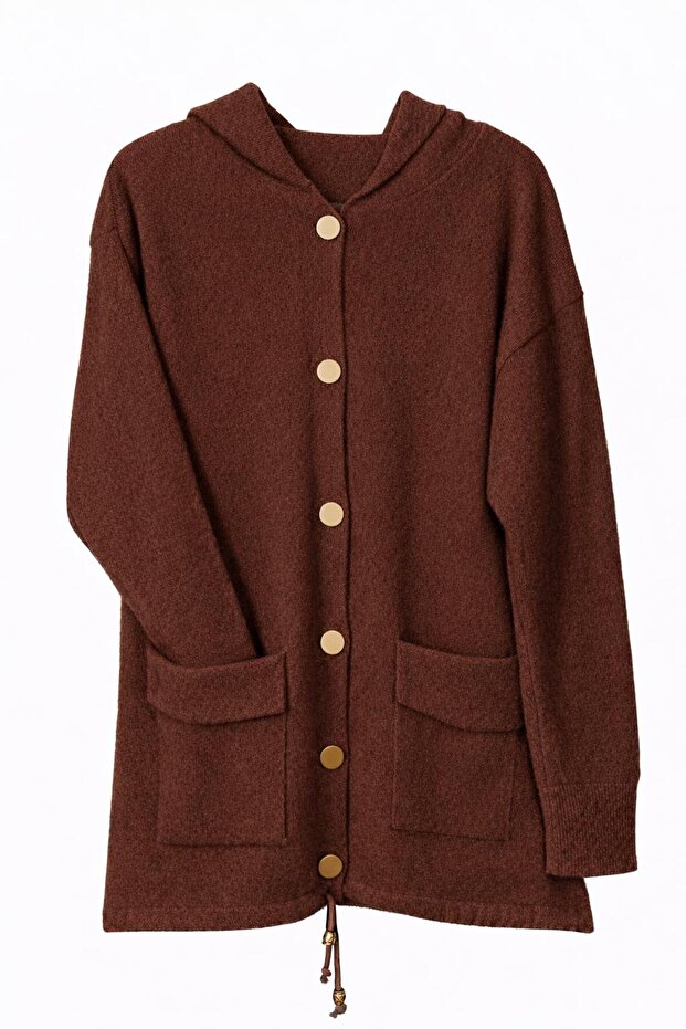 Kapüşonlu Hırka - 1