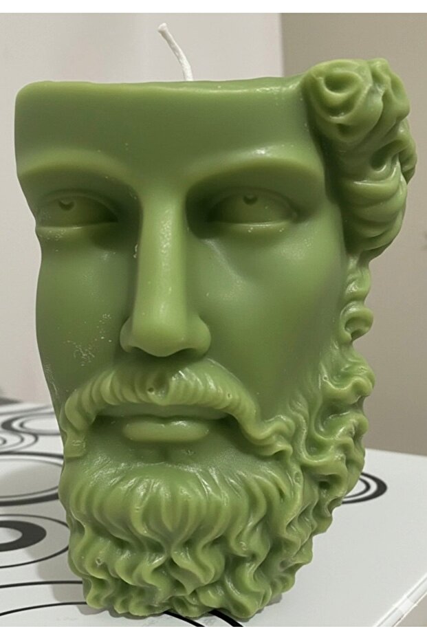 Antik Heykel Büst Mum - 3