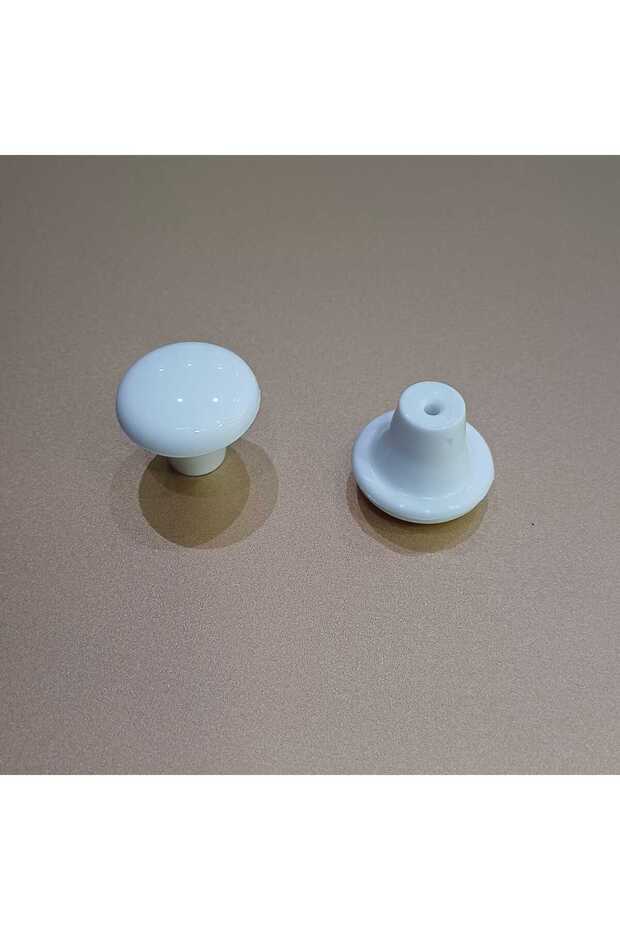 6Pcs Plastic Mushroom Button Cabinet-Drawer-Furniture Handles