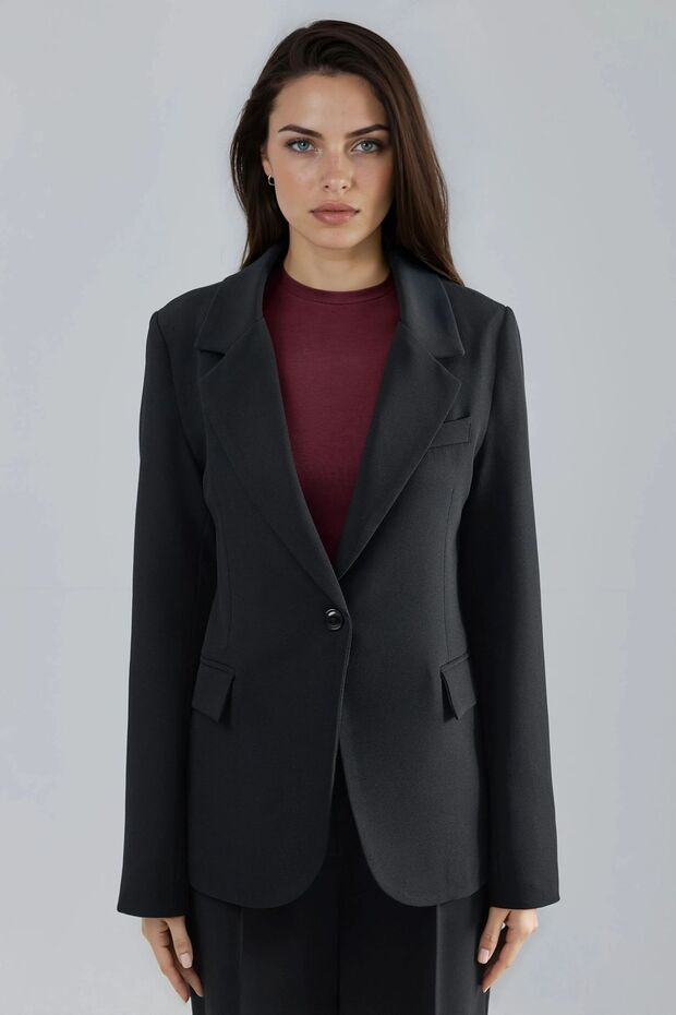 Slim Fit Blazer Jacket - 8