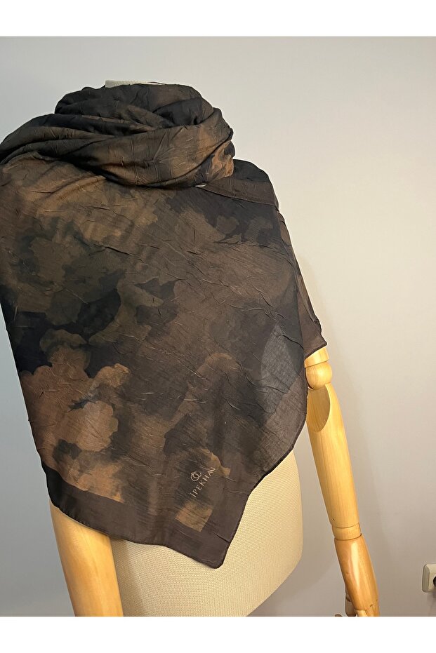 Winter Bloom Bambu Kraş Şal-İpekhan - 2