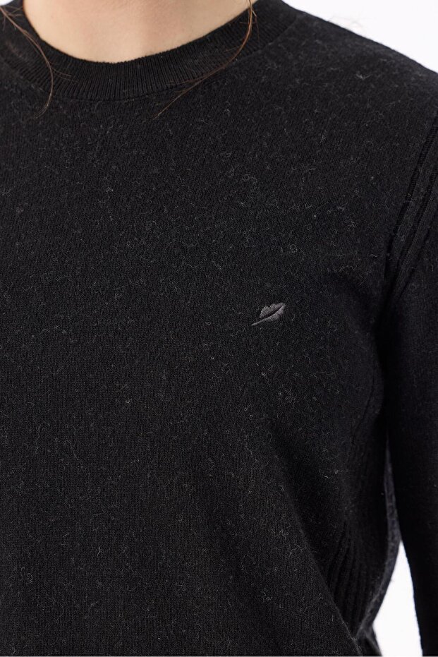 Basic Cashmere Triko Tunik SİYAH - 3