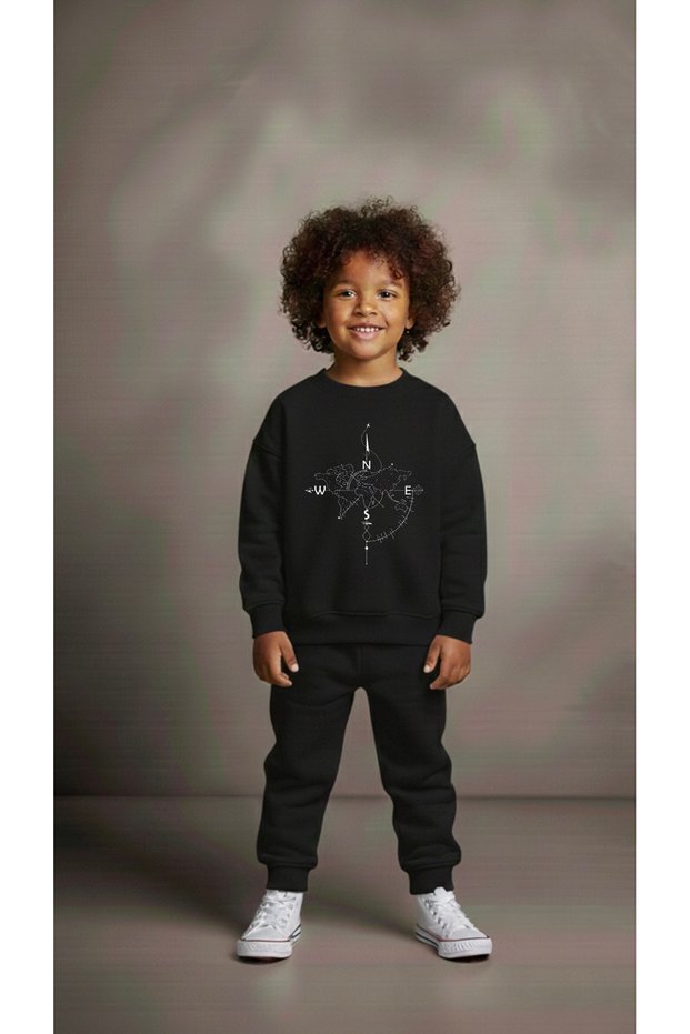 Team Sweatshirt Yörünge Printed Girls Boys Crew Neck3 4-5-6-7-8-9-10-11-12Years
