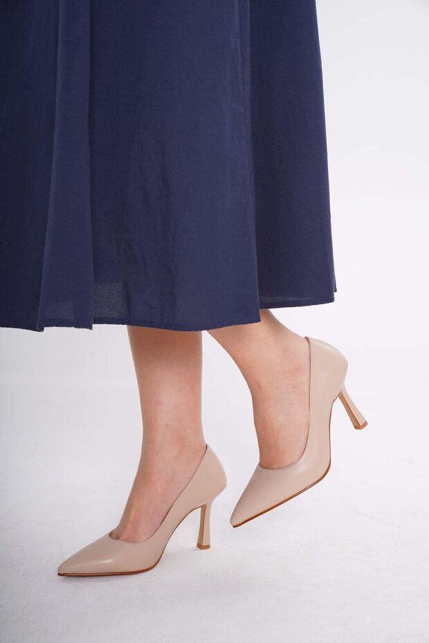 Nude Stiletto Women's High Heels