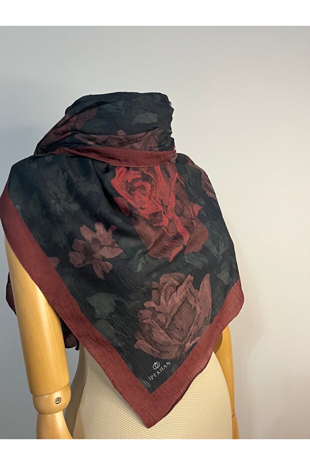 Winter Bloom Bambu Kraş Şal-İpekhan - 3