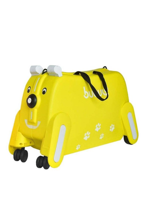 Kids Ride-on Suitcase Hand Luggage with Seat, Children's Luggage Suitcase (yellow)