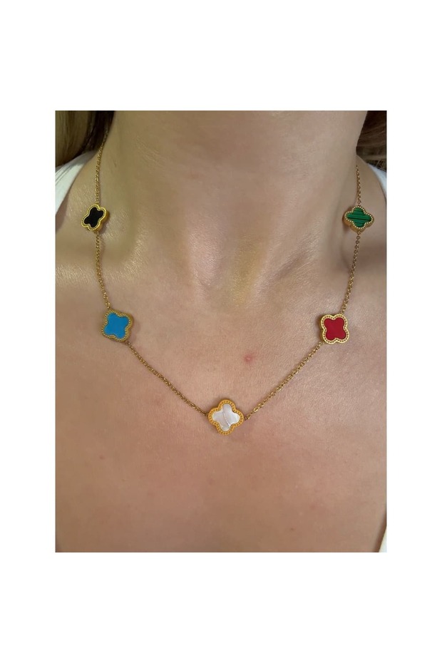 yonca kolye l çelik - 1